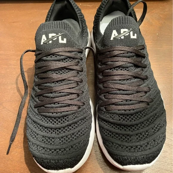 APL White and Black Knit Sneakers Women main image 2